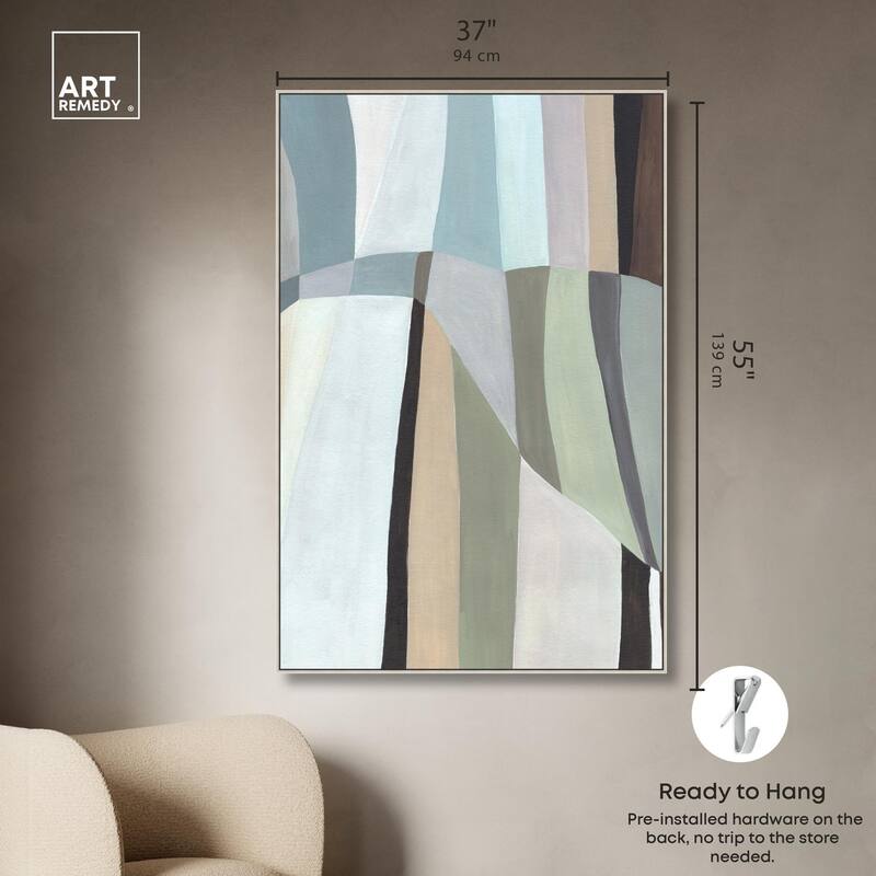 Abstract Fragments I Canvas by Art Remedy