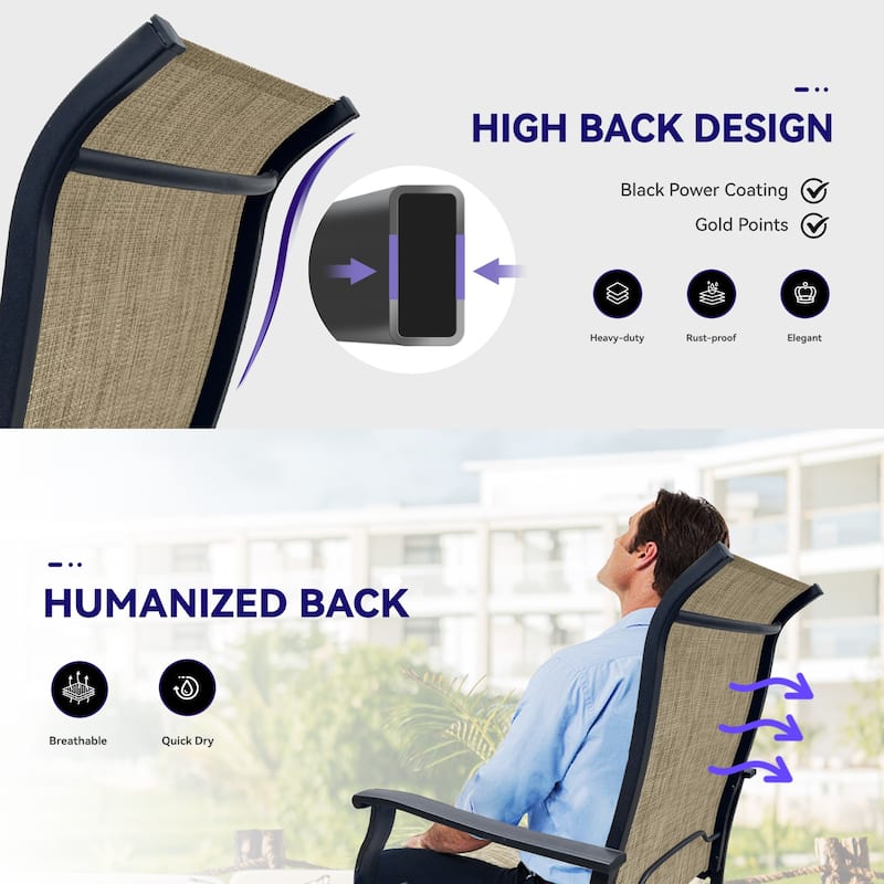 Swivel Dining Chairs Set of 2