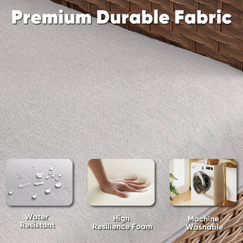 Outdoor Swivel Chairs Patio Rocker Glider Chairs with Coffee Table