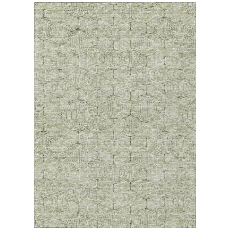 Machine Washable Indoor/ Outdoor Chantille Modern Decor Rug