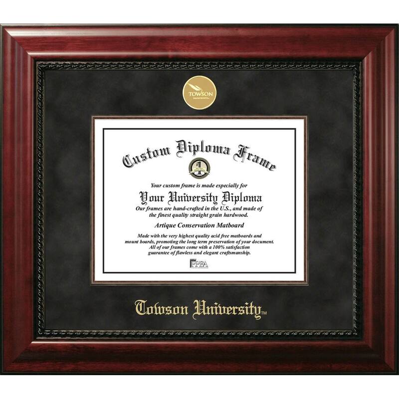 Towson University 14w x 11h Executive Diploma Frame