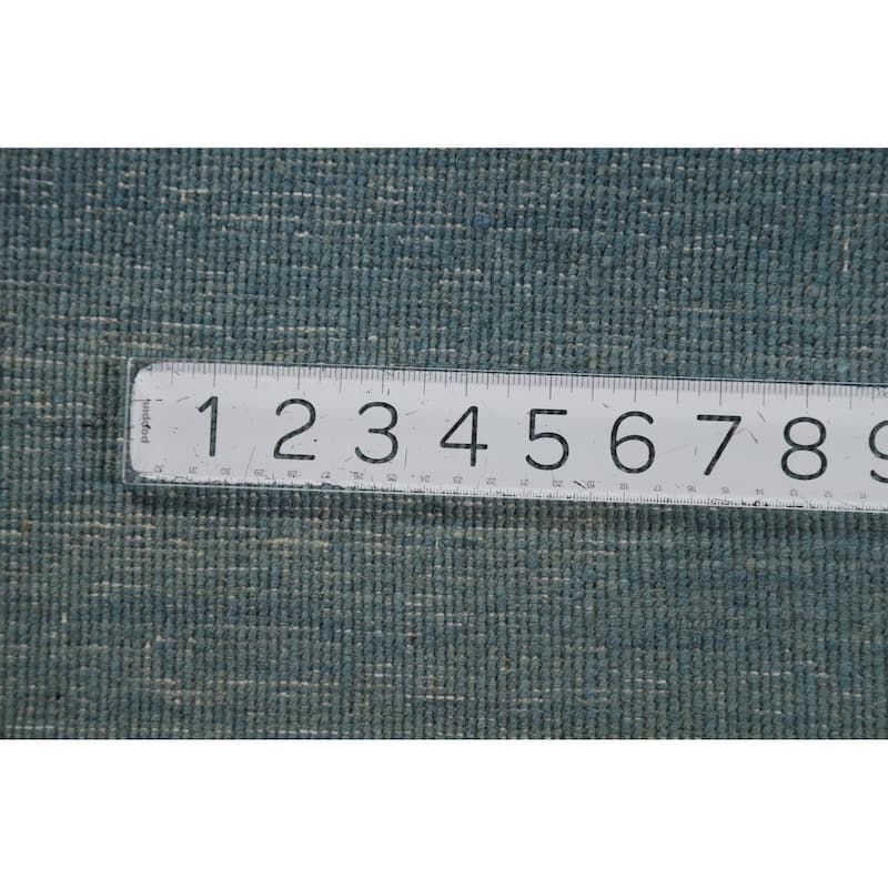 Modern Blue Gabbeh Oriental Area Rug Handmade Wool Carpet - 4'10" x 6'6"