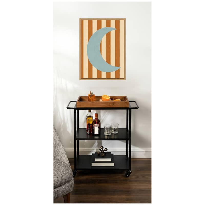 Kate and Laurel Moon by Laura Moss Framed Canvas Wall Art Print