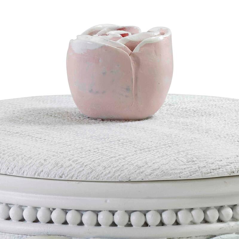 Avanti Linens Spring Garden Jar - White