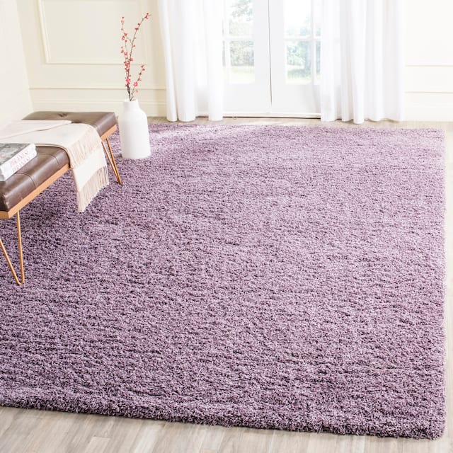 SAFAVIEH Laguna Shag Verdiana Solid Color 2-inch Thick Shag Rug