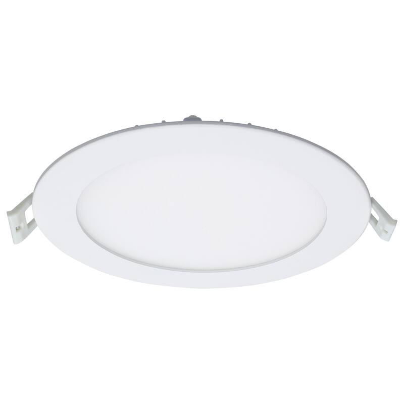 12 Watt LED Direct Wire Downlight Edge-lit 6-Inch CCT Selectable Round Remote Driver