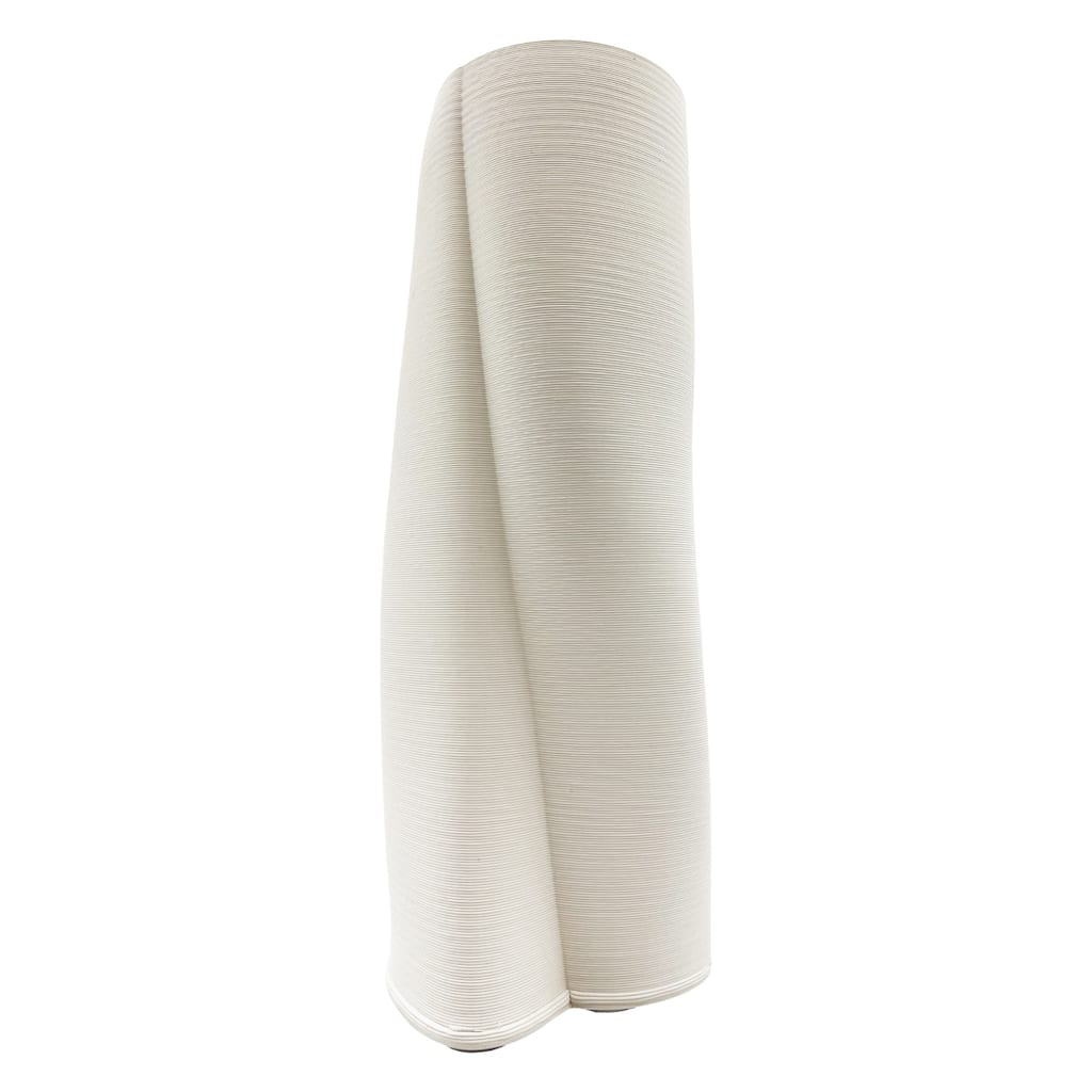 13 Inch Tall Modern White Ceramic Vase