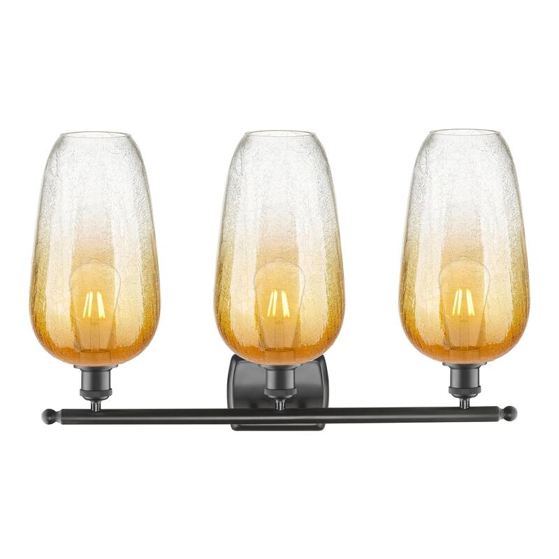 Innovations Lighting Endless Possibilities Ballston - Brookhaven Flute - 3 Light 27" Bath Vanity Light