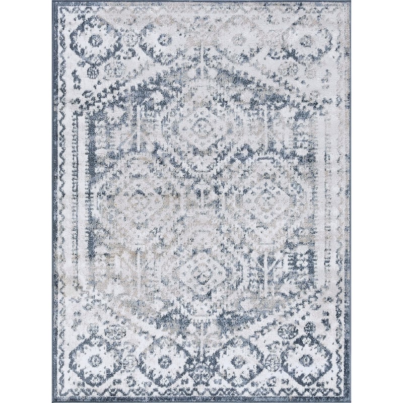 Linx French Country Medallion Indoor Area Rug