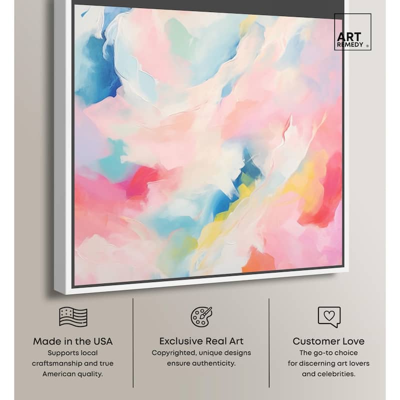 Cotton Candy Clouds II Canvas by Art Remedy