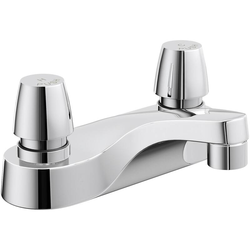 PROFLO PFXM337 1.2 GPM Centerset Metering Faucet - Chrome - Chrome