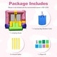 preview thumbnail 2 of 5, Kids Bouncy Castle Inflatable with Slide & Basketball