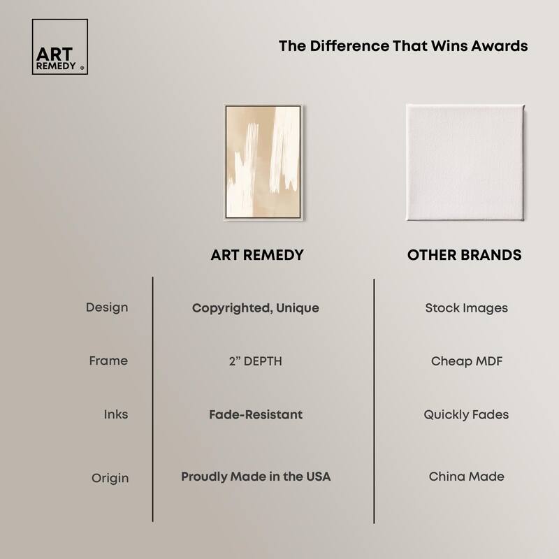 Gestural Grains II Canvas by Art Remedy