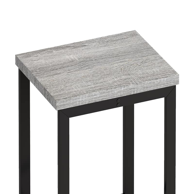 Modern Long Dining Table Set with 3 Stools
