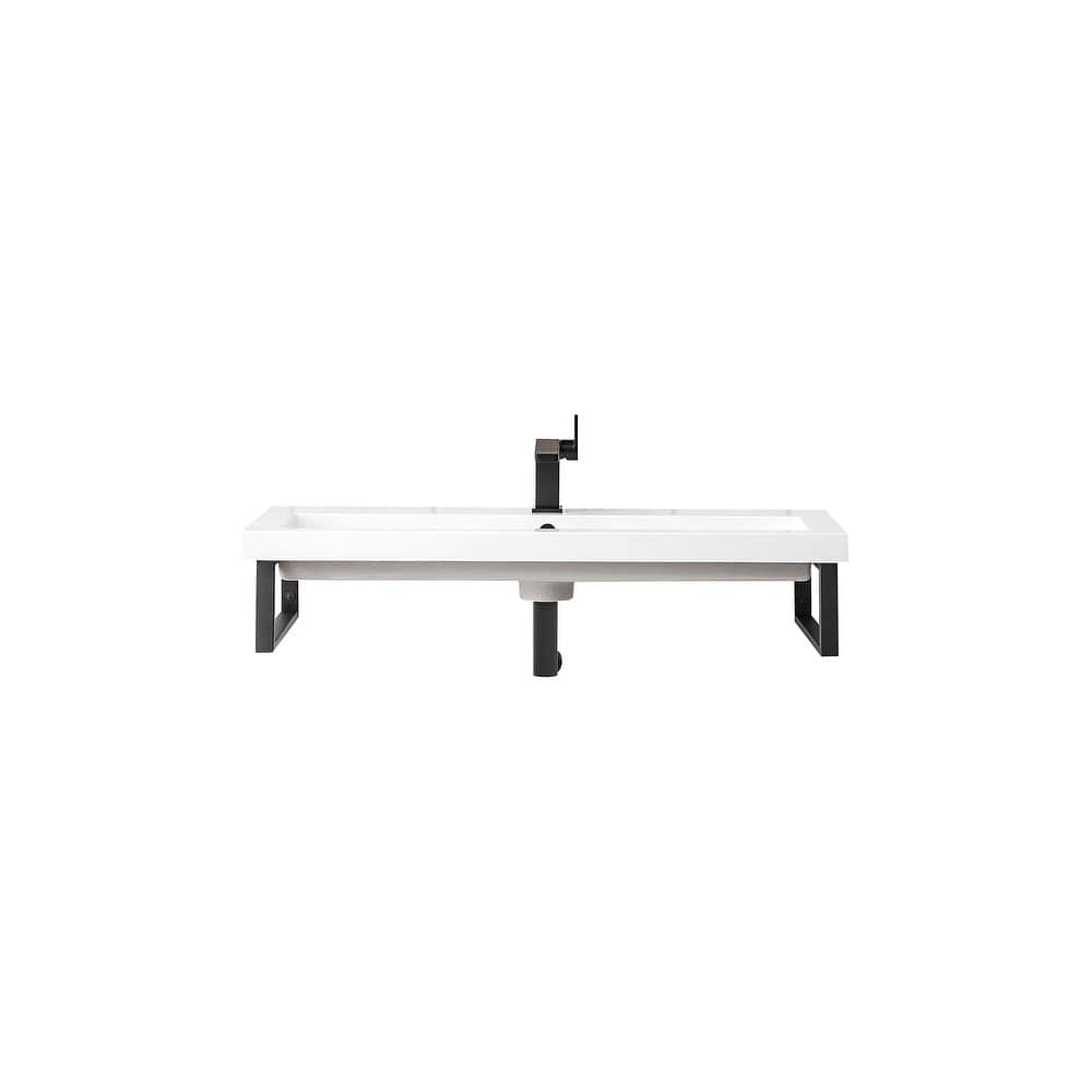 Boston Wall-Mounted 39.5" Console with Composite Sink