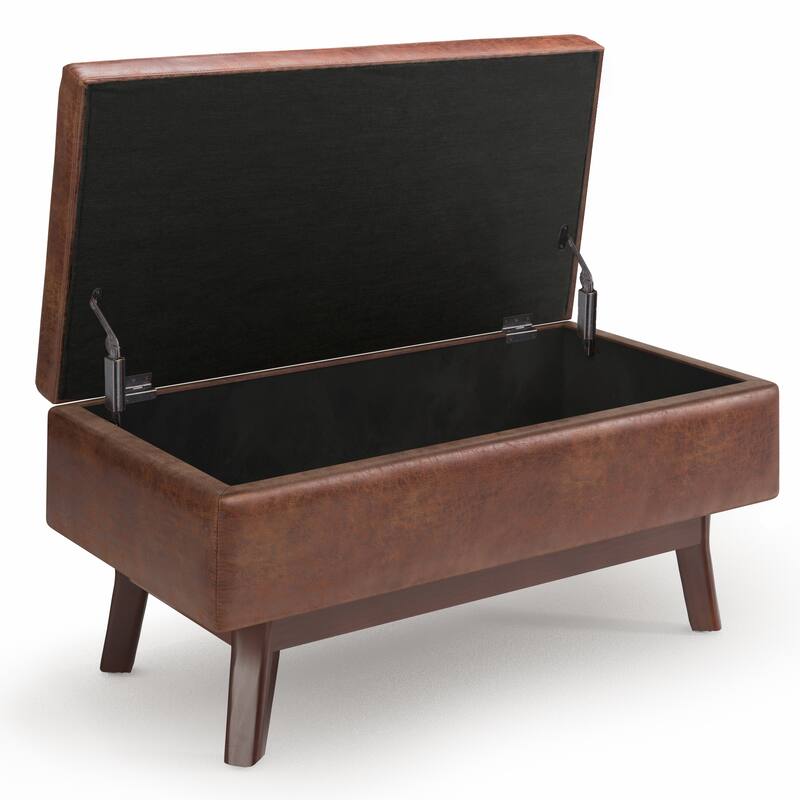 Wyndenhall Ethan Mid-century Modern Rectangular Table Ottoman