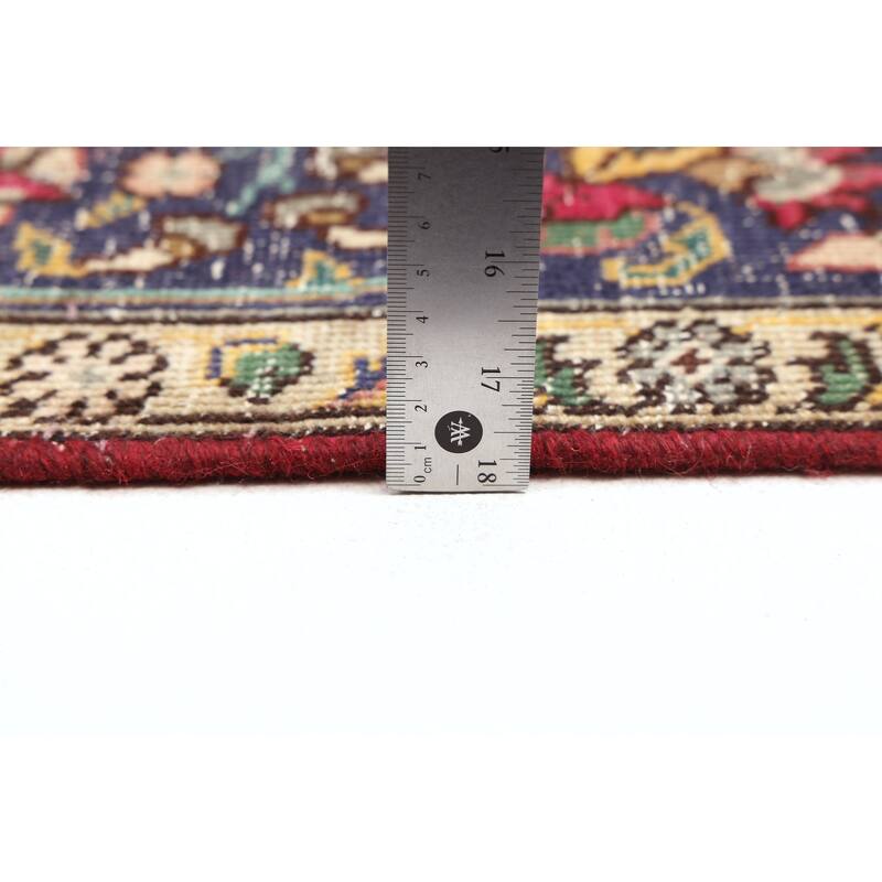 ECARPETGALLERY Hand-knotted Antalya Vintage Red Wool Rug - 6'7 x 9'8