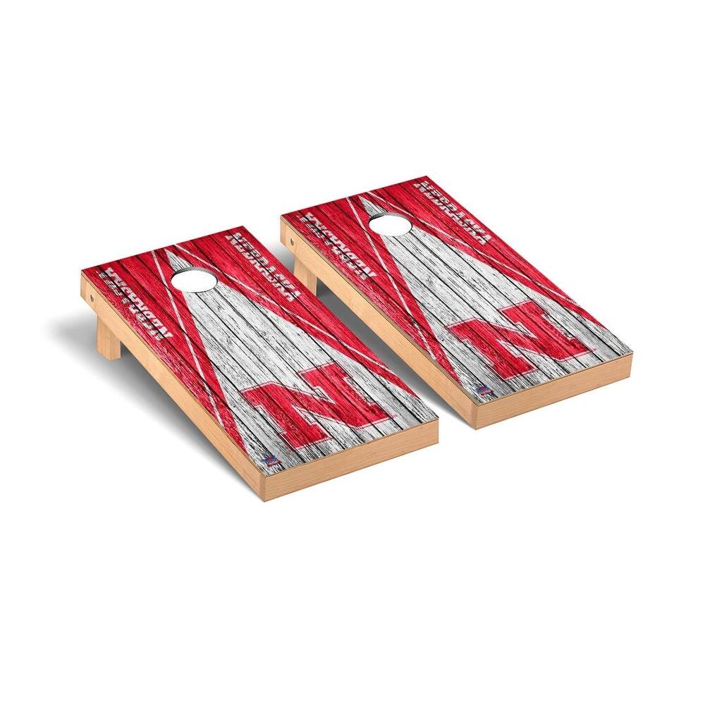 Nebraska Cornhuskers 2x4 Pro Cornhole Boards - V2