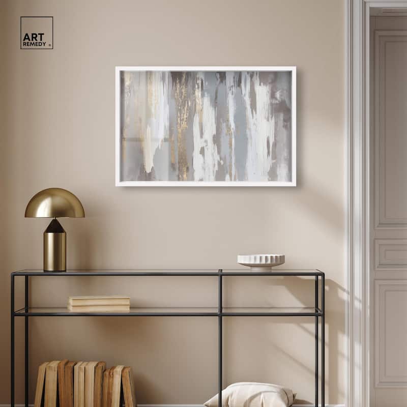Flooding Gold II Shadowbox by Art Remedy