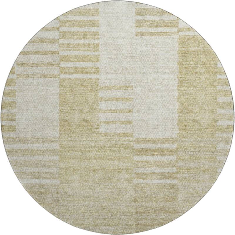 Premium Washable Super Soft Stripe Geo Mayfield Rug