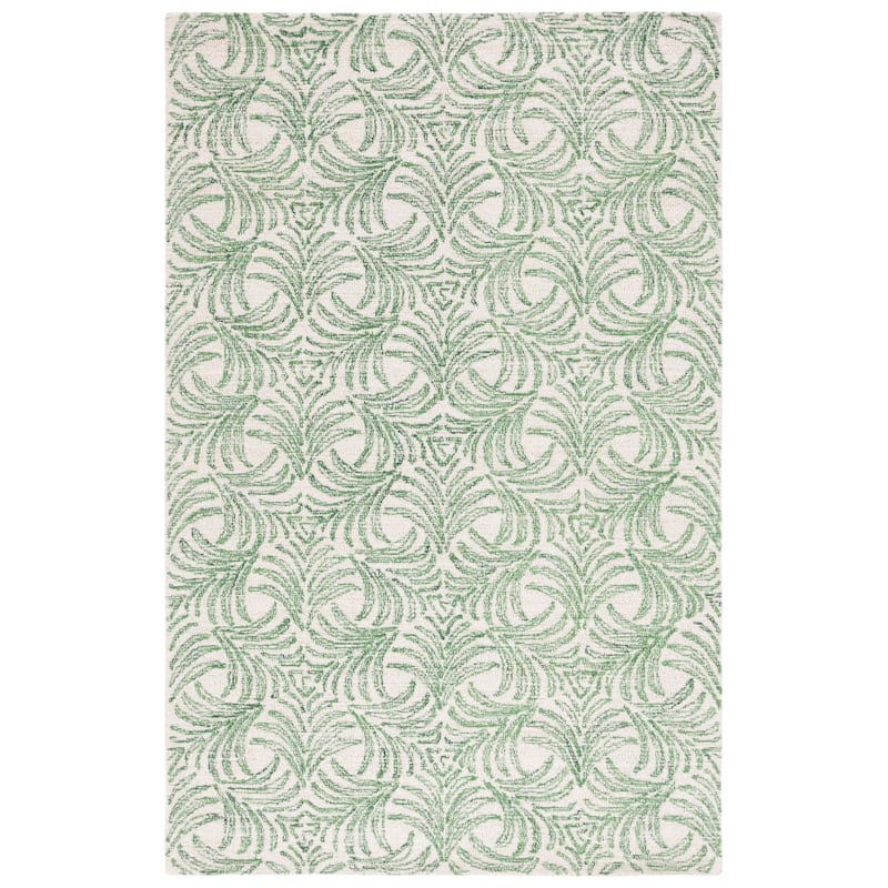 Martha Stewart by SAFAVIEH Handmade Asumi Rug - 8' x 10' - Ivory/Green