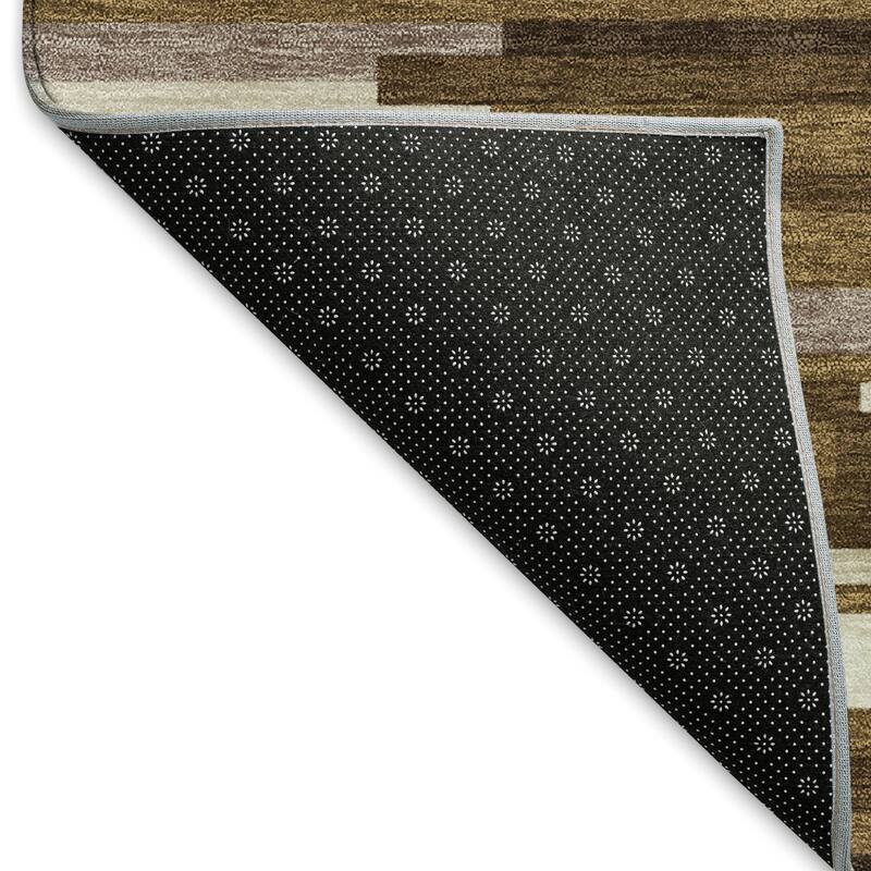 Premium Washable Super Soft Geo Stripes Mayfield Rug