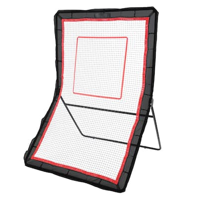 Lacrosse Rebounder for Backyard, Volleyball Bounce Back Net, Pitchback Throwback Baseball Softball Training Screen