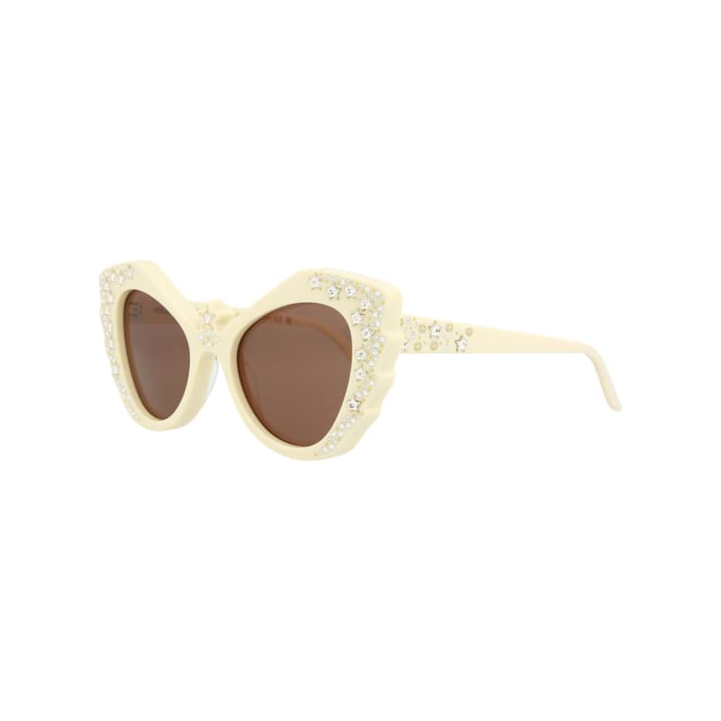 Gucci Cat Eye-Frame Acetate Sunglasses