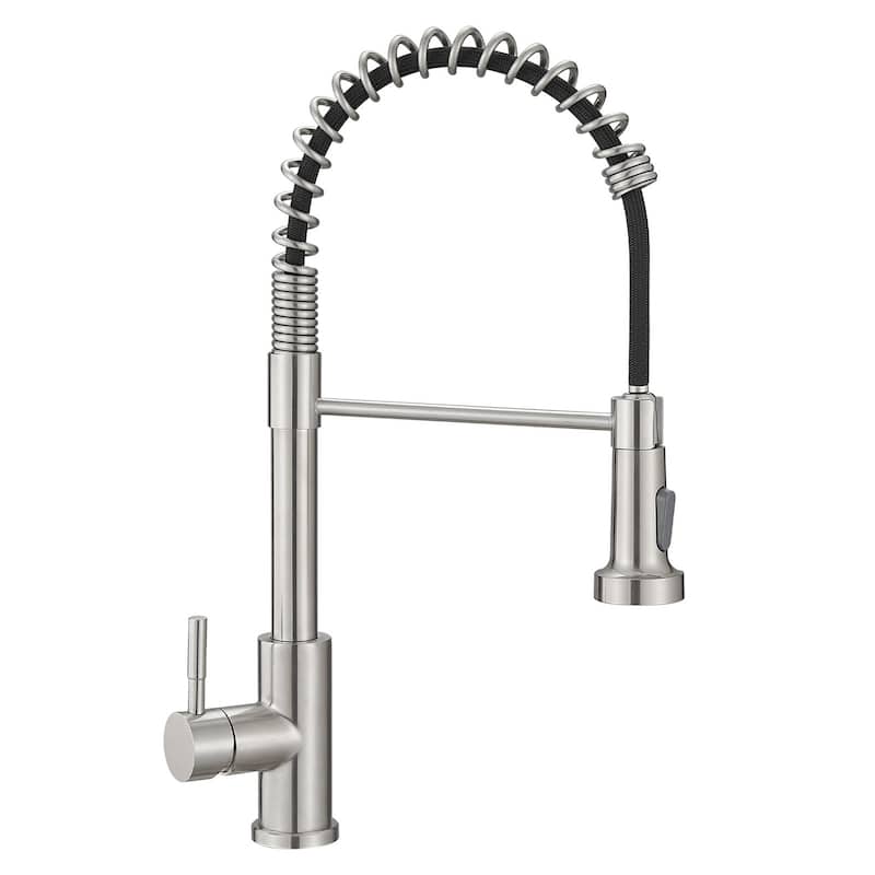 Single Hole Single Handle Pull Down Kitchen Faucet with Sprayer