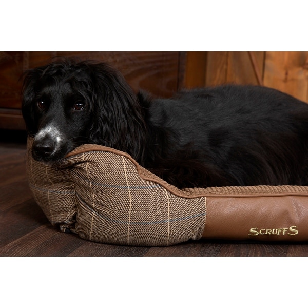 Scruffs Windsor Box Dog Bed - Chestnut