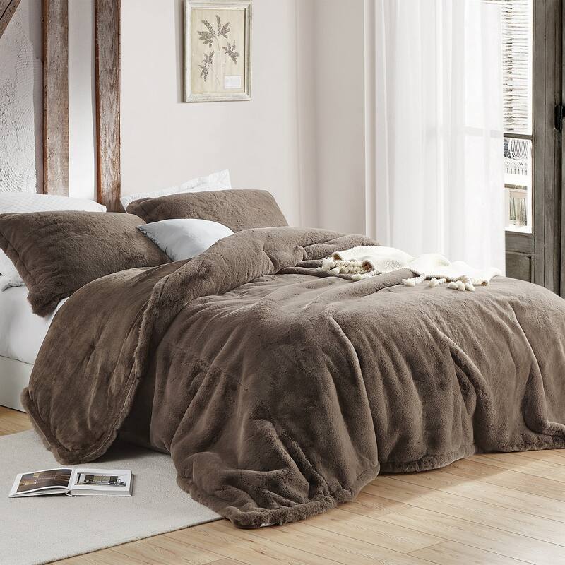Chunky Bunny - Coma Inducer® Oversized Comforter Set - Queen - Velveteen Brown