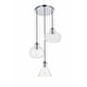 preview thumbnail 1 of 9, Elegant Lighting Destry 3 Light 19" Wide Multi Light Pendant with