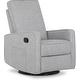 preview thumbnail 7 of 10, Evolur Skye Glider Recliner Cobblestone