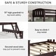 preview thumbnail 10 of 15, Avenue Greene Hamilton Twin over Full Wood Bunk Bed