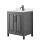 Option Dark Gray, Black Trim, Giotto Quartz Top