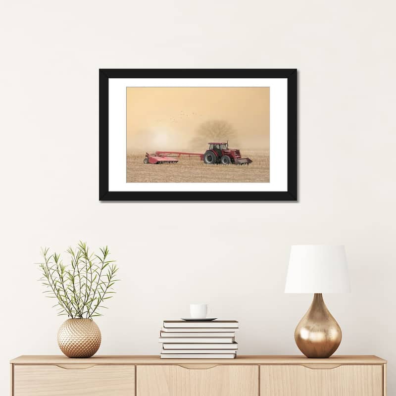iCanvas "Foggy Morning In The Field" by Lori Deiter