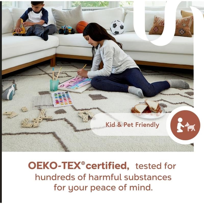 Nuloom Madie SuperiorWash Transitional Bordered Easy-Jute Machine Washable Area Rug