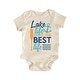 preview thumbnail 1 of 4, Lake Life Best Life Lakehouse - Baby Boy Girl Clothes Infant Bodysuit Funny Cute Blue - 0-3M