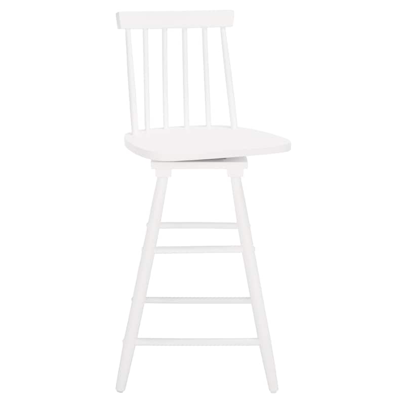SAFAVIEH Lelah Swivel 25-inch Counter Stool - 17 In. W x 17 In. D x 40 In. H - 17Wx17Dx40H