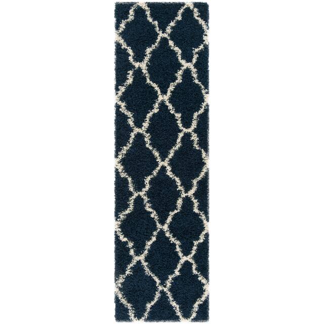 SAFAVIEH Dallas Shag Giusy Trellis 1.5-inch Thick Rug