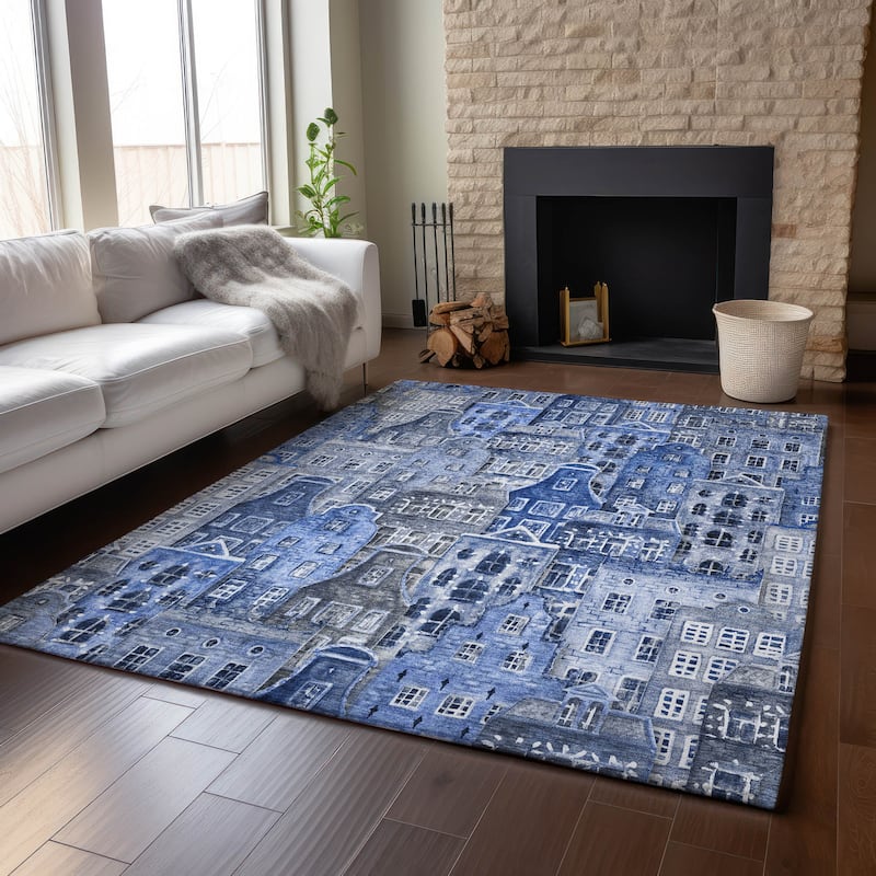 Premium Washable Super Soft Modern Citylife Mayfield Rug