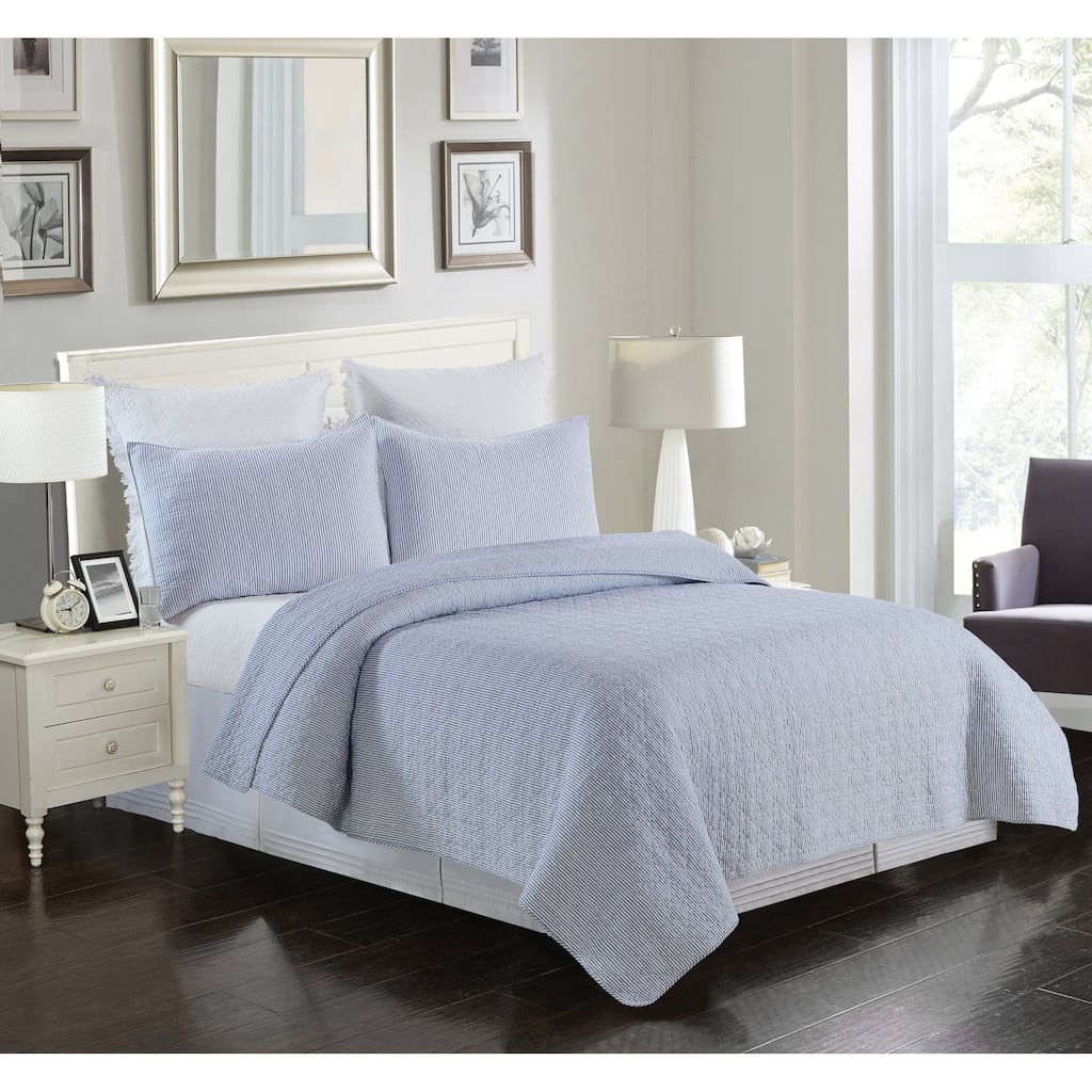 Pin Stripe Navy Collection