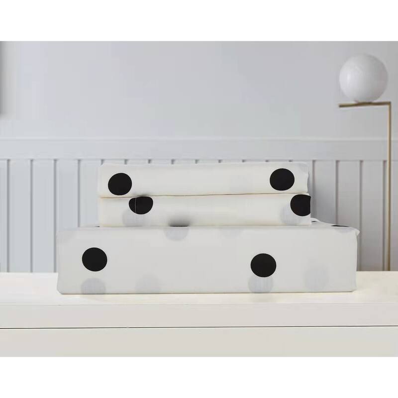 Clark Polka Dot 100% Cotton Sheet Set with Pillow cases