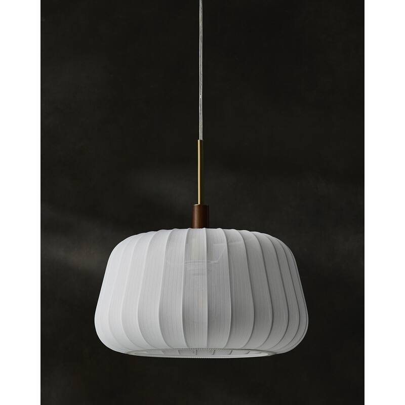 Livabliss Ceduna Rustic Pendant - 15"L x 15"W x 47"H - Brass