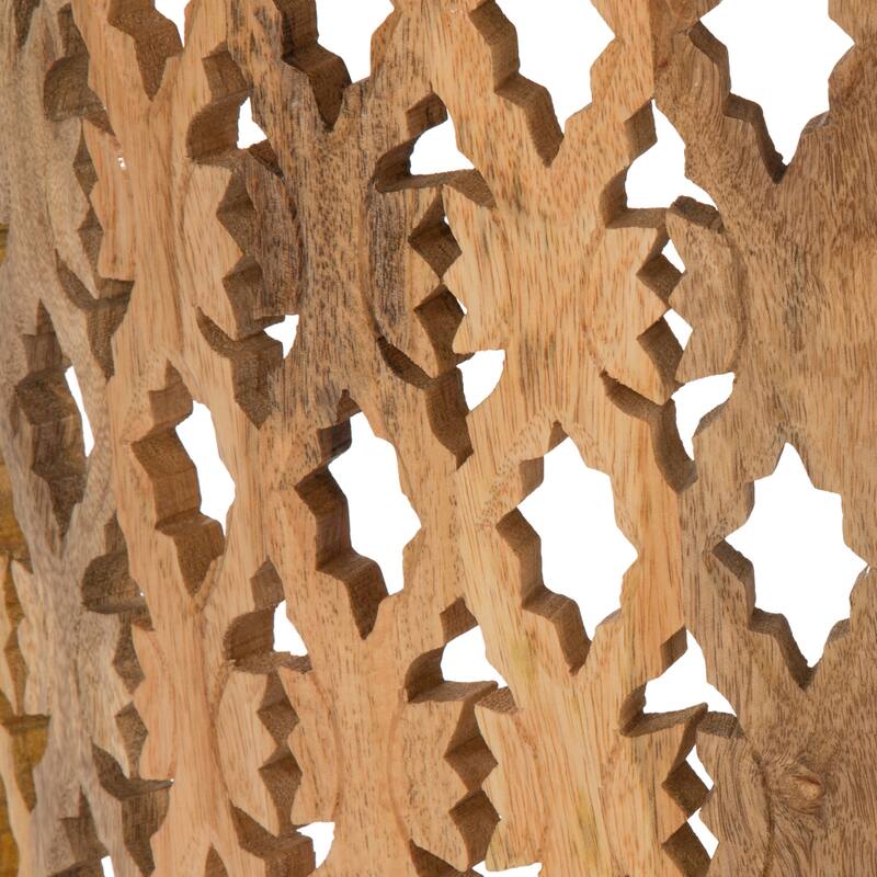 Steve Silver Brody Mango Wood Round End Table