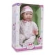 preview thumbnail 3 of 4, JC Toys La Baby Soft 16" Baby Doll, Pink with Pacifier, Asian