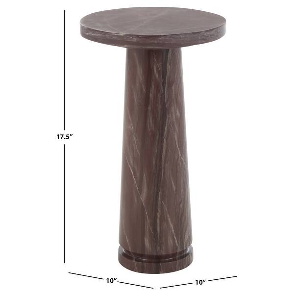SAFAVIEH Couture Valentia Round Marble Accent Table