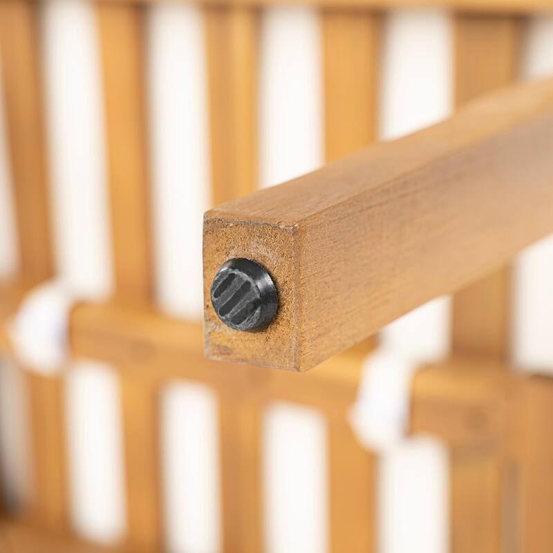 Christopher Knight Home - Solid Acacia Wood Outdoor Patio Dining 5/7-Piece Set with Cushions & Umbrella Hole