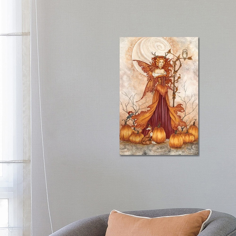 iCanvas "Pumpkin Queen" by Amy Brown Canvas Print