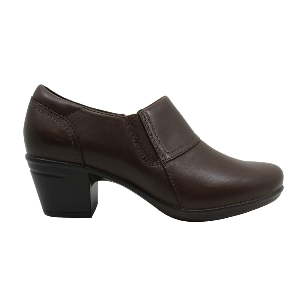 clarks brown boots womens